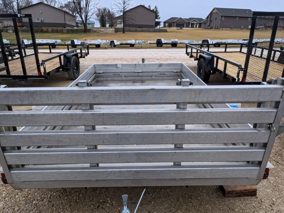 Used 2007 Aluma 68 x 10 Utility Trailer with 2,200 lb. GVWR and 500 lb ...