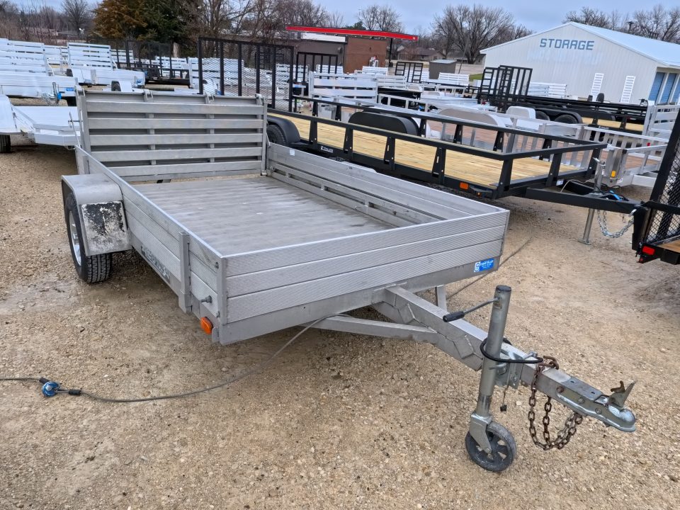 Used 2007 Aluma 68 x 10 Utility Trailer with 2,200 lb. GVWR and 500 lb ...