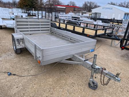 Used 2007 Aluma 68 x 10 Utility Trailer with 2,200 lb. GVWR and 500 lb. Empty Weight