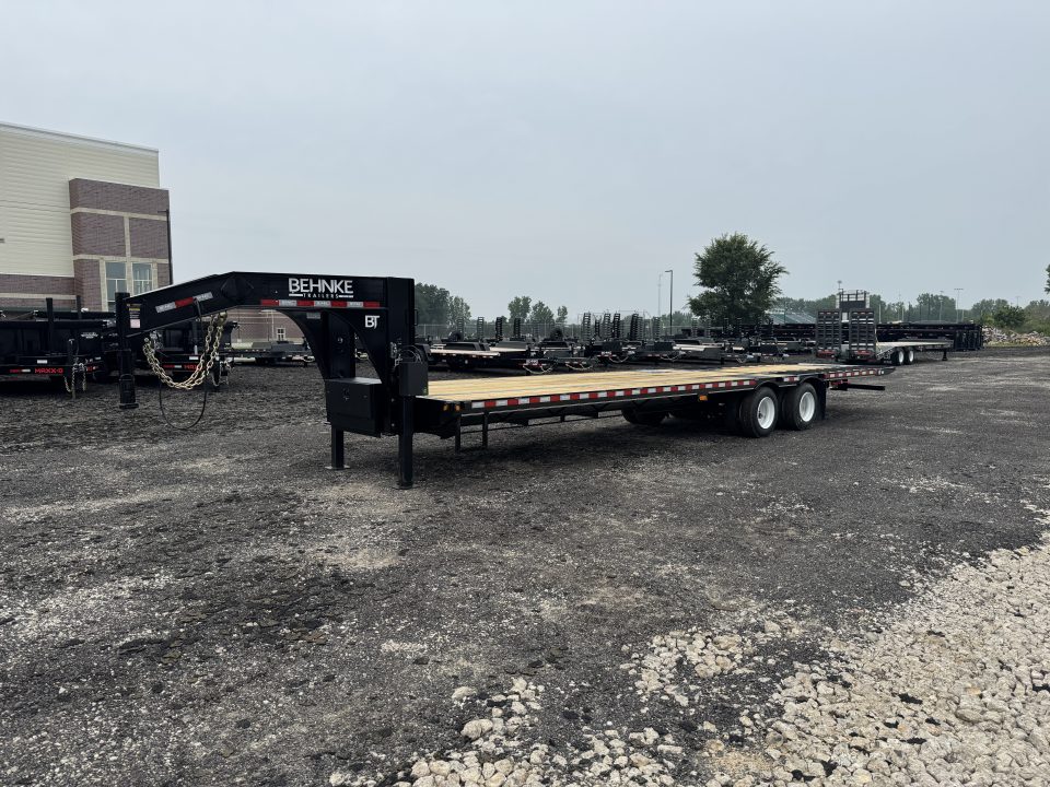 New 2027 Behnke FB8X34GNHBT-30EH Flatbed Trailer