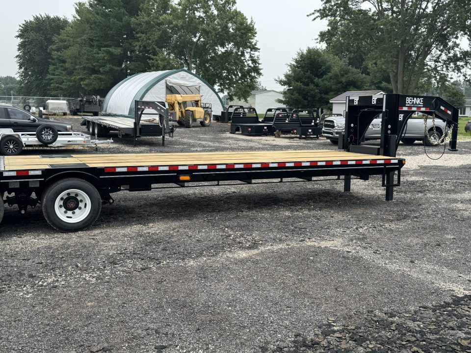 New 2027 Behnke FB8X34GNHBT-30EH Flatbed Trailer