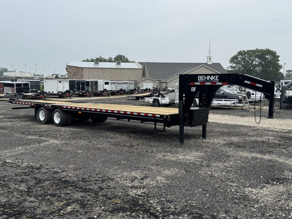 New 2027 Behnke FB8X34GNHBT-30EH Flatbed Trailer
