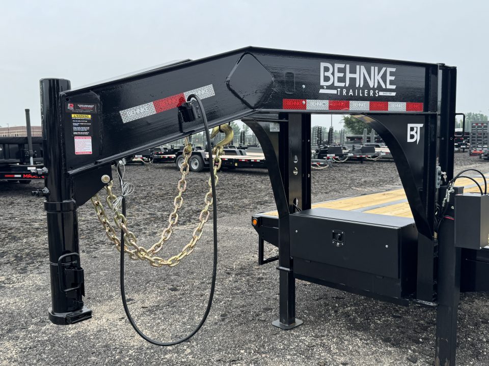 New 2027 Behnke FB8X34GNHBT-30EH Flatbed Trailer