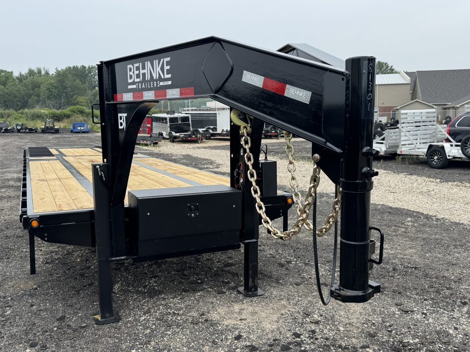 New 2027 Behnke FB8X34GNHBT-30EH Flatbed Trailer
