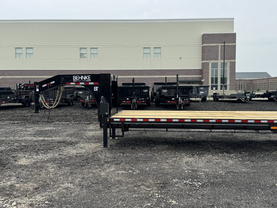 New 2027 Behnke FB8X34GNHBT-30EH Flatbed Trailer