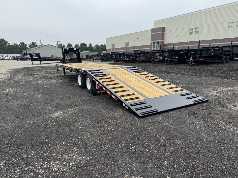 New 2027 Behnke FB8X34GNHBT-30EH Flatbed Trailer