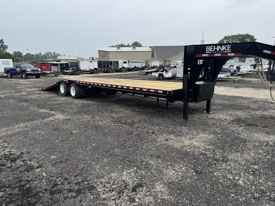 New 2027 Behnke FB8X34GNHBT-30EH Flatbed Trailer