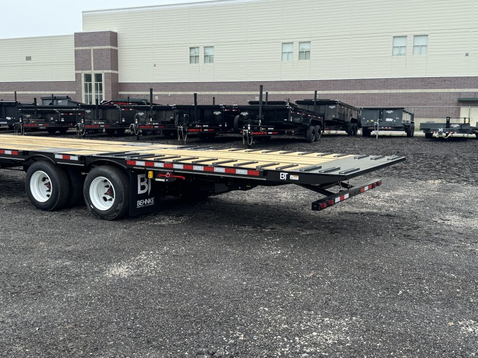 New 2027 Behnke FB8X34GNHBT-30EH Flatbed Trailer