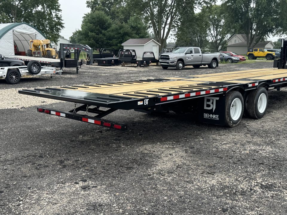 New 2027 Behnke FB8X34GNHBT-30EH Flatbed Trailer