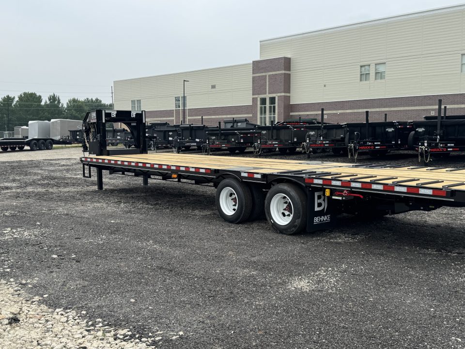 New 2027 Behnke FB8X34GNHBT-30EH Flatbed Trailer