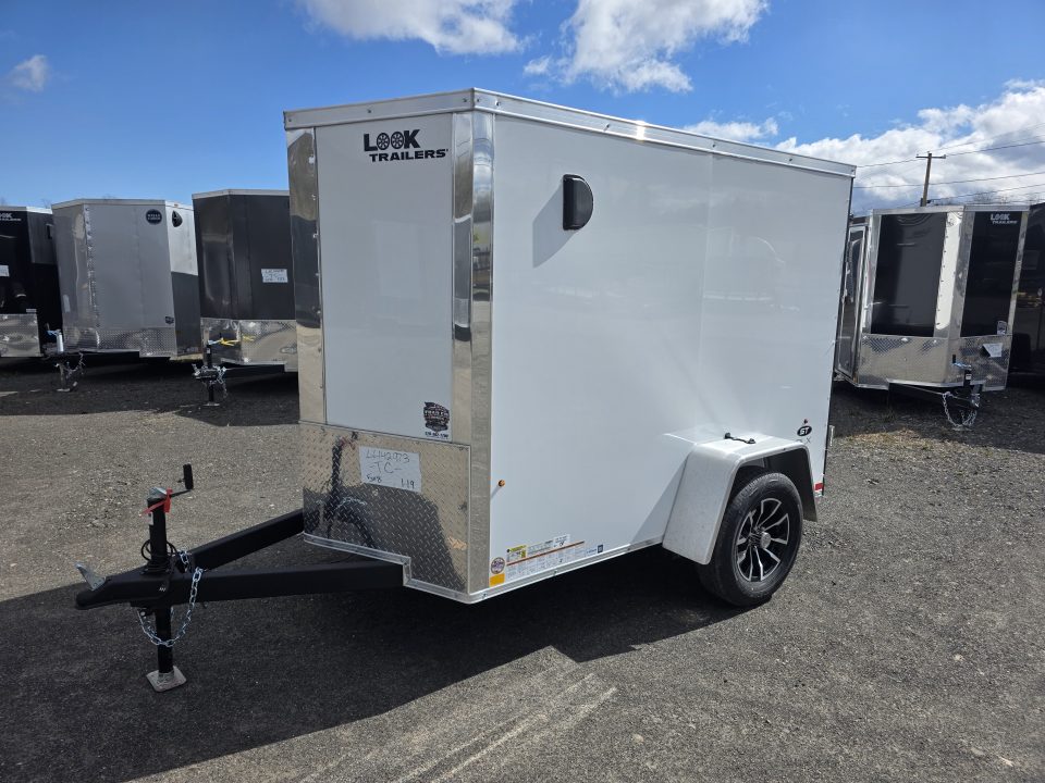 New 2026 Look Trailers ST DLX 5X8 - REAR SWING DOOR Cargo / Enclosed Trailer