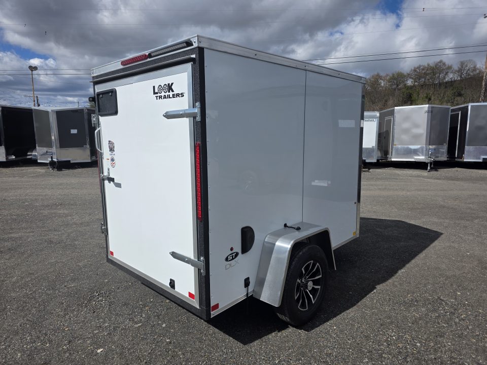 New 2026 Look Trailers ST DLX 5X8 - REAR SWING DOOR Cargo / Enclosed Trailer