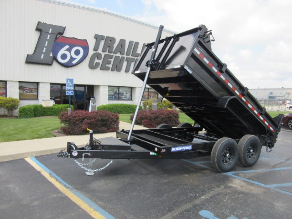 New 2026 Sure-Trac 7 x 12 ST8212TLDD-B-120 Dump Trailer 12K