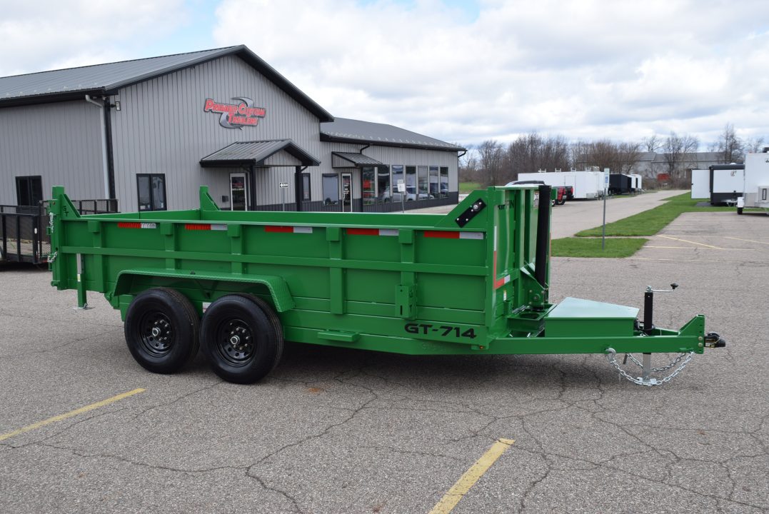 New GRIFFIN 7x14 14K DUMP TRAILER w/ TELESCOPING CYLINDER