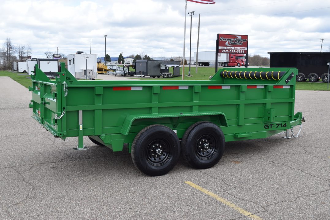 New GRIFFIN 7x14 14K DUMP TRAILER w/ TELESCOPING CYLINDER