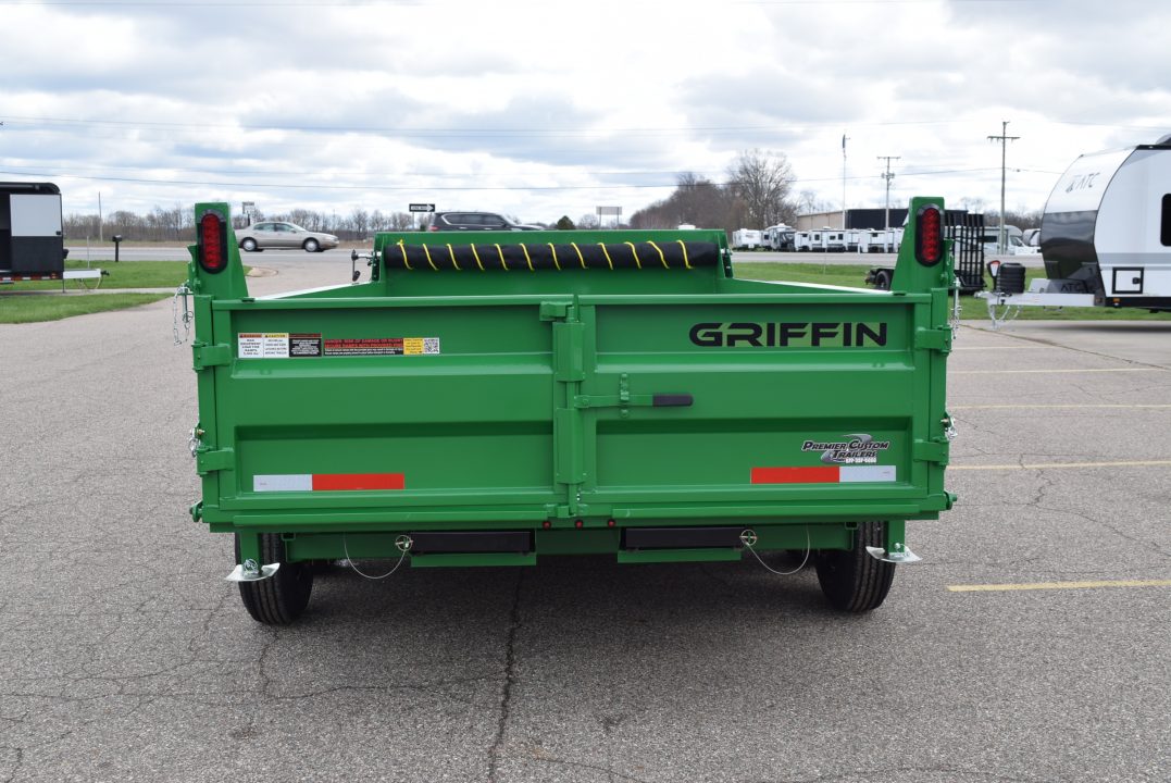 New GRIFFIN 7x14 14K DUMP TRAILER w/ TELESCOPING CYLINDER