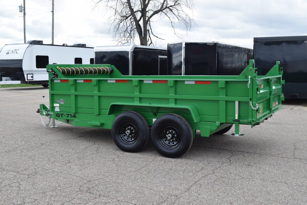 New GRIFFIN 7x14 14K DUMP TRAILER w/ TELESCOPING CYLINDER