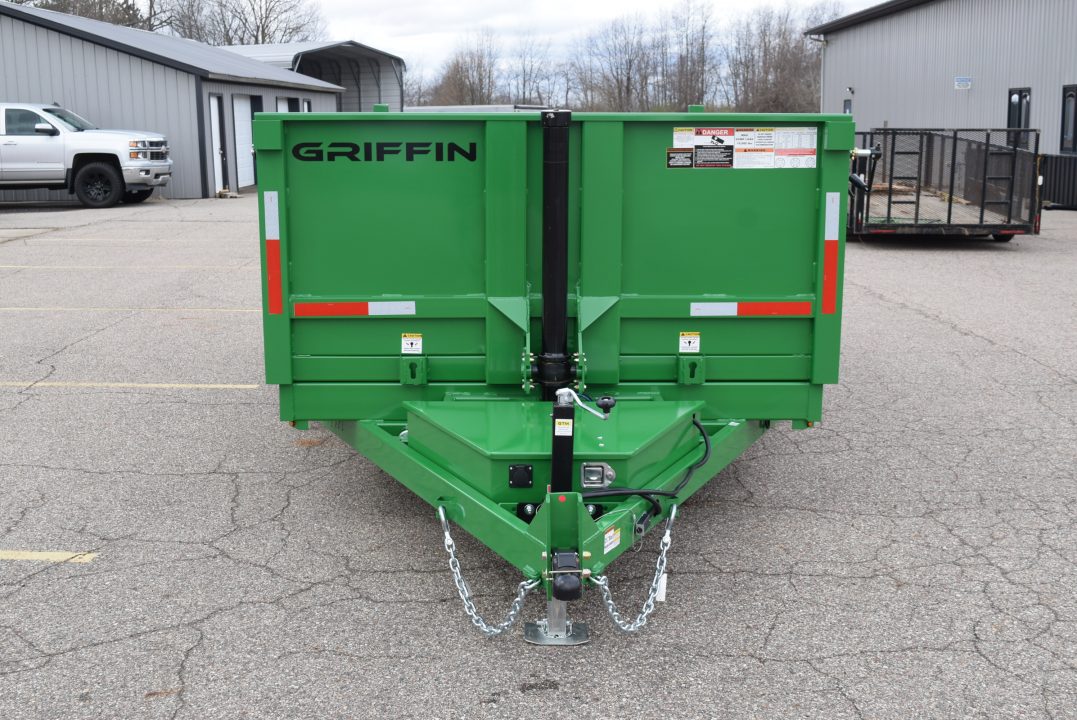 New GRIFFIN 7x14 14K DUMP TRAILER w/ TELESCOPING CYLINDER