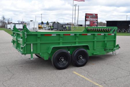 New GRIFFIN 7x14 14K DUMP TRAILER w/ TELESCOPING CYLINDER