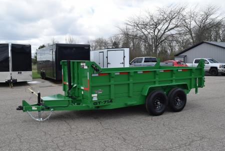 New GRIFFIN 7x14 14K DUMP TRAILER w/ TELESCOPING CYLINDER