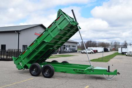 New GRIFFIN 7x14 14K DUMP TRAILER w/ TELESCOPING CYLINDER