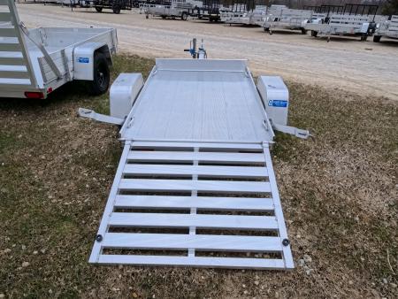 New 2027 Aluma 486 Single Axle w/Straight Tailgate and 1,200 lb. GVWR Utility Trailer