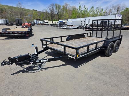 New 2026 Cam Superline 7X14 7K - SURGE BRAKES Utility Trailer