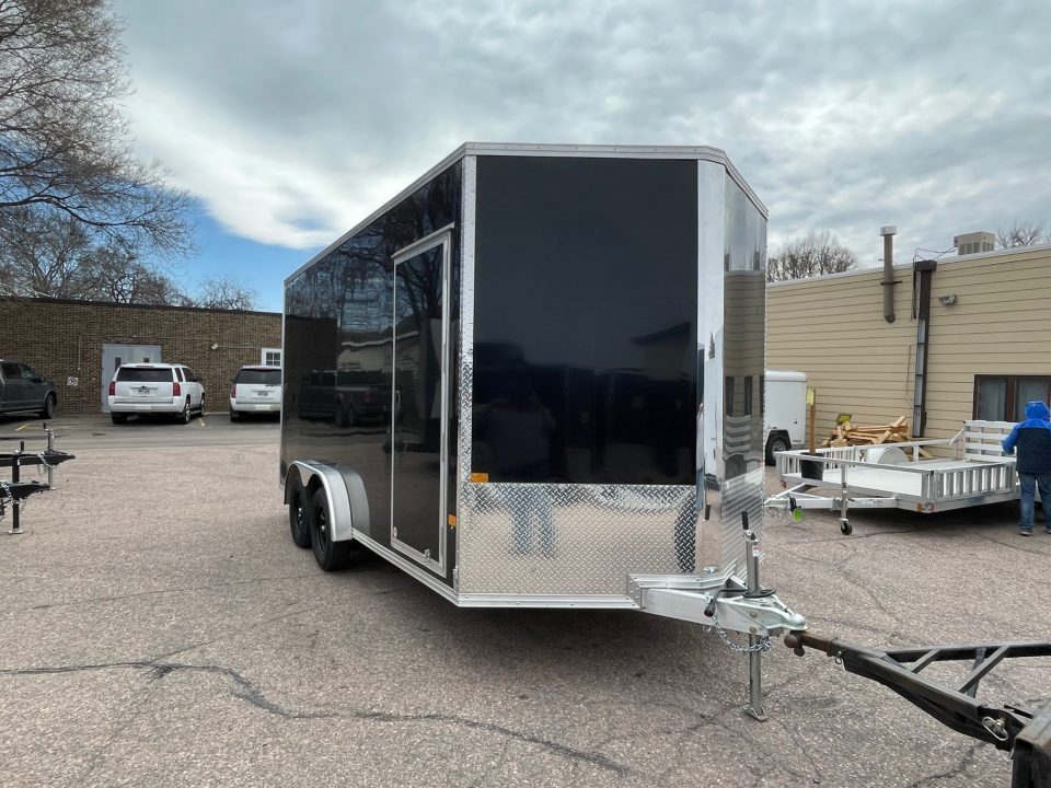 New 2026 Alcom-Stealth 7.5 X 16 UTV Cargo / Enclosed Trailer