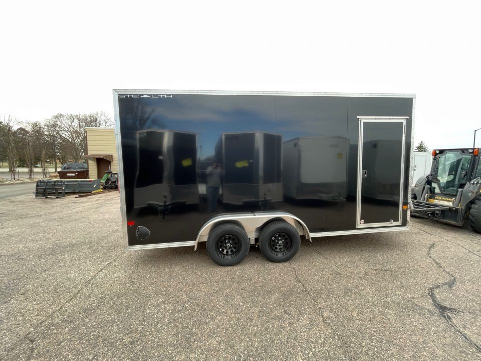 New 2026 Alcom-Stealth 7.5 X 16 UTV Cargo / Enclosed Trailer