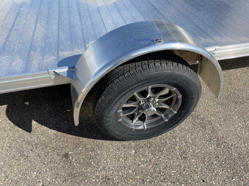 New ALCOM 80x14 Aluminum Utility Trailer rear bifold ramp ALUMINUM FLOOR