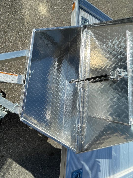 New ALCOM 80x14 Aluminum Utility Trailer rear bifold ramp ALUMINUM FLOOR