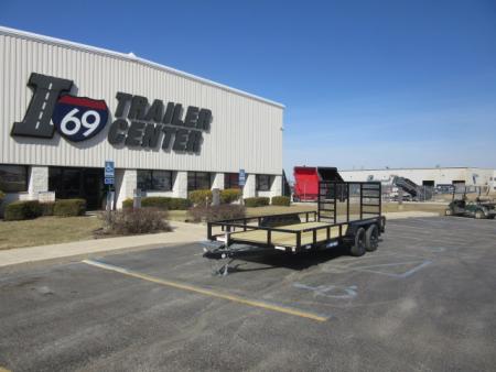 New 2026 Sure-Trac 7 x 16 ST-UTT8216-070 Utility Trailer 7K / Reinforced Ladder Gate