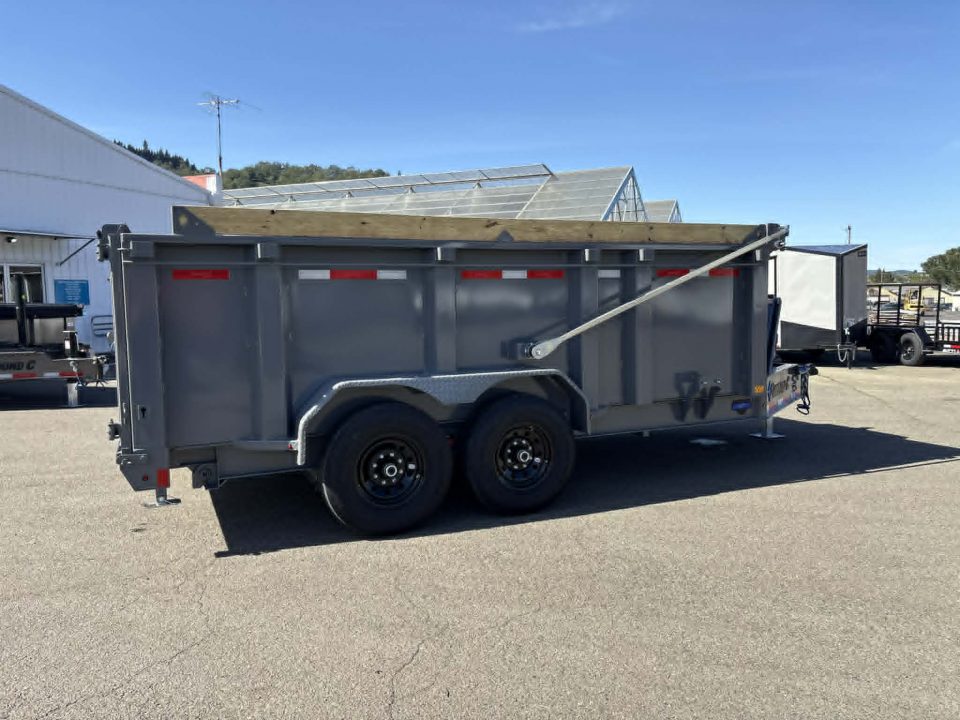 New SALE! DUMP TRAILER 2026 Diamond C LPT207 82X14 LOW PROFILE 15500 GVWR CEMENT GRAY 44" SIDES