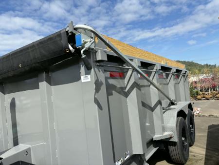 New SALE! DUMP TRAILER 2026 Diamond C LPT207 82X14 LOW PROFILE 15500 GVWR CEMENT GRAY 44" SIDES