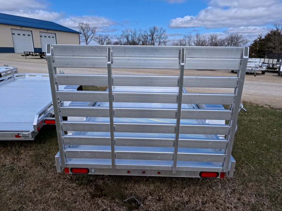 New 2027 Aluma 63 X 10 Heavy Single Axle Utility Trailer with Straight Tailgate and 2990 lb. GVWR