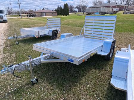 New 2027 Aluma 63 X 10 Heavy Single Axle Utility Trailer with Straight Tailgate and 2990 lb. GVWR