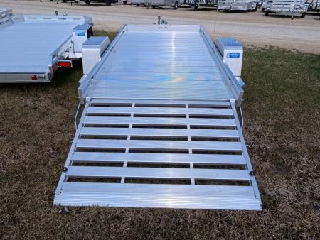 New 2027 Aluma 63 X 10 Heavy Single Axle Utility Trailer with Straight Tailgate and 2990 lb. GVWR