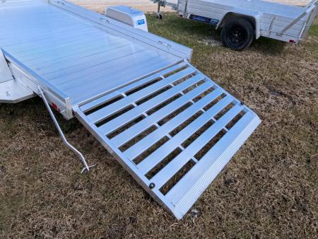 New 2027 Aluma 63 X 10 Heavy Single Axle Utility Trailer with Straight Tailgate and 2990 lb. GVWR