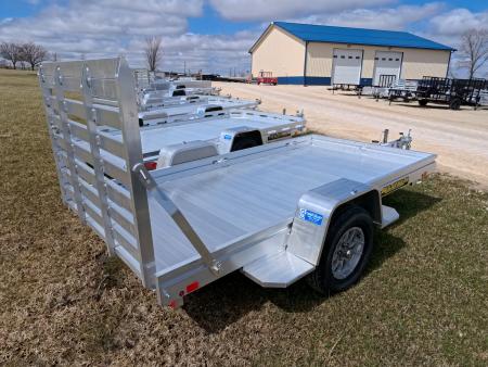 New 2027 Aluma 63 X 10 Heavy Single Axle Utility Trailer with Straight Tailgate and 2990 lb. GVWR