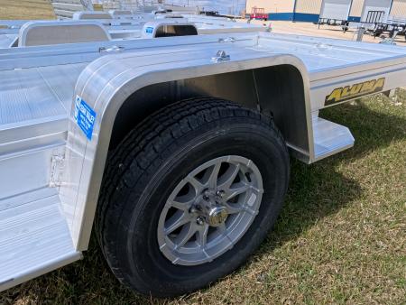 New 2027 Aluma 63 X 10 Heavy Single Axle Utility Trailer with Straight Tailgate and 2990 lb. GVWR