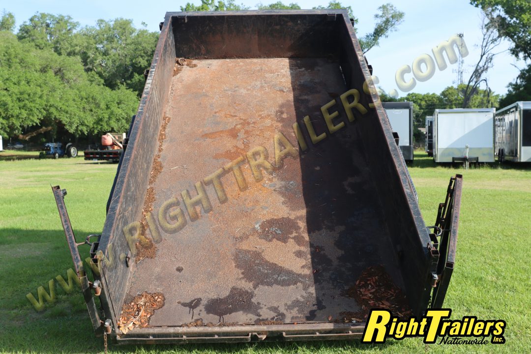 Used 2017 7X14 Lamar Dump Trailer