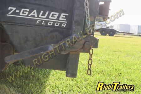 Used 2017 7X14 Lamar Dump Trailer