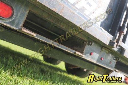 Used 2017 7X14 Lamar Dump Trailer