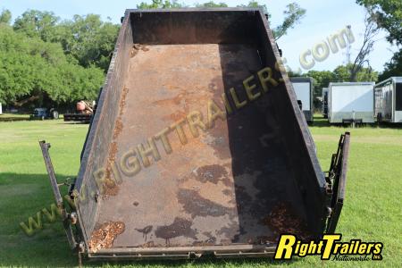 Used 2017 7X14 Lamar Dump Trailer