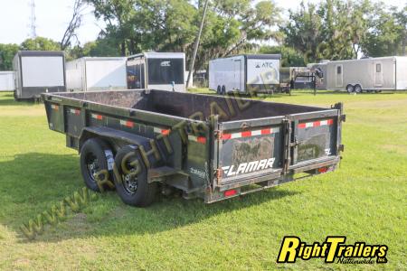 Used 2017 7X14 Lamar Dump Trailer