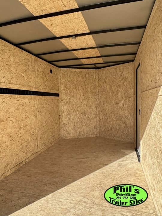 New 7X12 ENCLOSED TRAILER CARGO TRAILER Cargo / Enclosed Trailer SCREWLESS .080 EXTERIOR & REAR WING