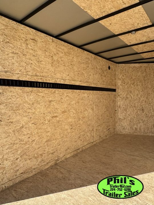 New 7X12 ENCLOSED TRAILER CARGO TRAILER Cargo / Enclosed Trailer SCREWLESS .080 EXTERIOR & REAR WING