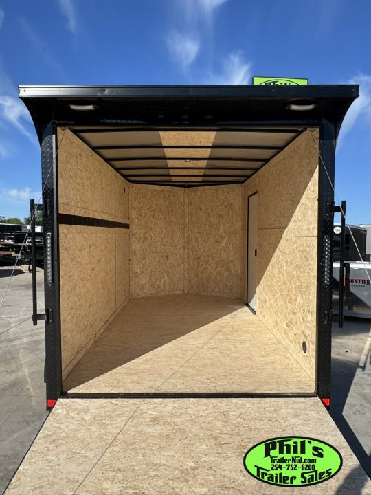 New 7X12 ENCLOSED TRAILER CARGO TRAILER Cargo / Enclosed Trailer SCREWLESS .080 EXTERIOR & REAR WING