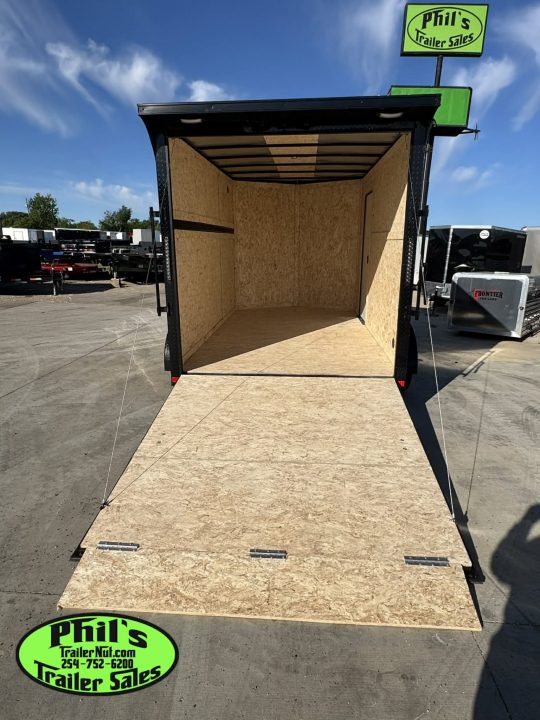 New 7X12 ENCLOSED TRAILER CARGO TRAILER Cargo / Enclosed Trailer SCREWLESS .080 EXTERIOR & REAR WING
