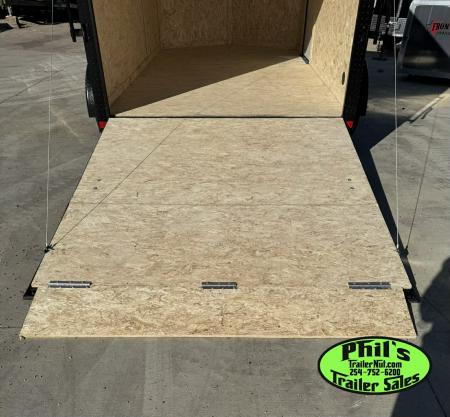 New 7X12 ENCLOSED TRAILER CARGO TRAILER Cargo / Enclosed Trailer SCREWLESS .080 EXTERIOR & REAR WING